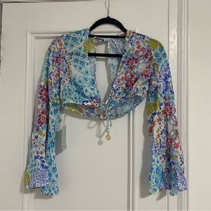NWT Luli Fama Crop Top
